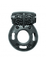 Черное эрекционное кольцо с вибрацией Rings Axle-pin - Lola Games - в Королеве купить с доставкой