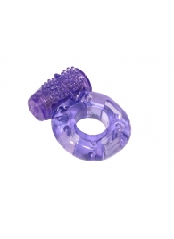 Фиолетовое эрекционное кольцо с вибрацией Rings Axle-pin - Lola Games - в Королеве купить с доставкой