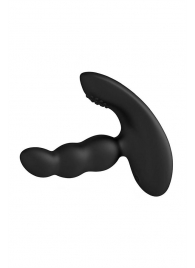 Черный силиконовый стимулятор простаты Levett Nitoc с пультом ДУ - Levett - в Королеве купить с доставкой