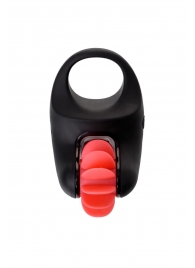 Чёрно-красное эрекционное виброкольцо Erotist - Erotist Adult Toys - в Королеве купить с доставкой