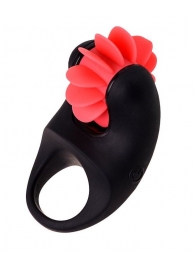 Чёрно-красное эрекционное виброкольцо Erotist - Erotist Adult Toys - в Королеве купить с доставкой