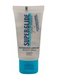 Гель-смазка на водной основе для чувствительной кожи Superglide - 30 мл. - HOT - купить с доставкой в Королеве
