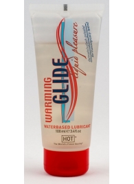 Согревающая интимная смазка на водной основе Warming Glide - 100 мл. - HOT - купить с доставкой в Королеве