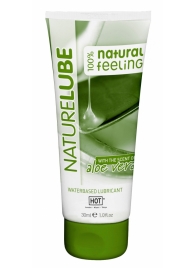 Смазка на водной основе с алоэ вера Nature Lube - 30 мл. - HOT - купить с доставкой в Королеве