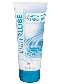 Лубрикант на основе чистой родниковой воды WaterLube - 100 мл. - HOT - купить с доставкой в Королеве