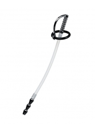 Силиконовый уретральный плаг со сменными фиксирующими кольцами Metal - ToyFa - купить с доставкой в Королеве