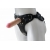 Черный пояс-трусики с двумя насадками Soft-Dolli - 16,5 и 10,5 см. - LOVETOY (А-Полимер) - купить с доставкой в Королеве