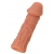 Телесная реалистичная насадка KOKOS Extreme Sleeve 05 с дополнительной стимуляцией - 12,7 см. - KOKOS - в Королеве купить с доставкой
