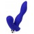 Синий силиконовый вибростимулятор простаты Stroman - 14,5 см. - ToyFa - в Королеве купить с доставкой