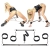 Комплект наручников и наножников с распорками Spread  em Bar and Cuff Set - Pipedream - купить с доставкой в Королеве