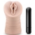 Телесный мастурбатор-вагина с вибропулей Ashley - Blush Novelties - в Королеве купить с доставкой