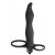 Черная вибронасадка для двойного проникновения Flirtini - 15,9 см. - Lola Games - купить с доставкой в Королеве