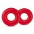 Набор из 2 красных эрекционных колец DONUT RINGS OVERSIZED - Blush Novelties - в Королеве купить с доставкой