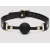 Черный кляп-шар Bound to You Faux Leather Ball Gag - Fifty Shades of Grey - купить с доставкой в Королеве
