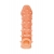 Телесная закрытая насадка с пупырышками Cock Sleeve Size M - 15,6 см. - KOKOS - в Королеве купить с доставкой