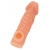 Телесная закрытая насадка с шершавой головкой Cock Sleeve Size L - 17,6 см. - KOKOS - в Королеве купить с доставкой
