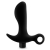 Черный анальный вибратор Silicone Vibrating Prostate Massager 01 - 10,8 см. - Blush Novelties - в Королеве купить с доставкой