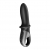 Черный анальный вибратор Hot Passion с функцией нагрева - Satisfyer - в Королеве купить с доставкой