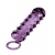 Закрытая фиолетовая насадка с пупырышками SAMURAI PENIS SLEEVE PURPLE - 14,5 см. - NMC - в Королеве купить с доставкой