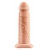 Телесный реалистичный фаллоимитатор с полостью Silicone Hollow Extension - 20 см. - Pipedream - купить с доставкой в Королеве