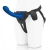 Синяя насадка Remote Control P-Spot G-Spot с черными трусиками - 20 см. - Pegasus - купить с доставкой в Королеве