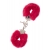 Металлические наручники с красной меховой опушкой METAL HANDCUFF WITH PLUSH RED - Dream Toys - купить с доставкой в Королеве