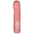 Розовая фаллическая насадка Vac-U-Lock 8  Crystal Jellies Dong - 20,3 см. - Doc Johnson - купить с доставкой в Королеве