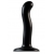 Черный фаллоимитатор-насадка Strap-On-Me P G spot Dildo size S - 16,4 см. - Strap-on-me - купить с доставкой в Королеве