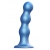 Голубая насадка Strap-On-Me Dildo Plug Balls size S - Strap-on-me - купить с доставкой в Королеве
