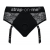 Черные трусики для насадок Diva Lingerie Harness - size S - Strap-on-me - купить с доставкой в Королеве