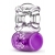 Фиолетовое эрекционное виброкольцо Pleaser Rechargeable C-Ring - Blush Novelties - в Королеве купить с доставкой