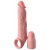 Телесная насадка-удлинитель 2 Inch Silicone X-tension with Strap - 20,3 см. - Pipedream - в Королеве купить с доставкой