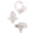 Набор из 3 прозрачных эрекционных колец с вибрацией Teasers Ring Kit - Chisa - в Королеве купить с доставкой