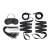 Эротический набор 4PC Bondage Bed Strap   Flogger Kit - Lux Fetish - купить с доставкой в Королеве