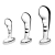 Набор из 3 стальных стимуляторов простаты Stainless Steel P-spot Training Set - b-Vibe - в Королеве купить с доставкой