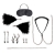 Большой эротический набор из 12 предметов Interchangeable Collar   Nipple Clips Set - Lux Fetish - купить с доставкой в Королеве