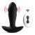Черный массажер простаты с вибрацией, эффектом маятника и пультом ДУ - Secwell - в Королеве купить с доставкой