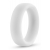 Белое люминесцентное эрекционное кольцо Silicone Glo Cock Ring - Blush Novelties - в Королеве купить с доставкой