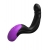 Черно-фиолетовый вибромассажёр простаты Hyper-Pulse P-Spot Massager - Pipedream - в Королеве купить с доставкой