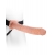 Фаллопротез телесного цвета Hollow Strap-On - 29 см. - Pipedream - купить с доставкой в Королеве