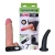 Страпон с 2 насадками и вибрацией UniStrap - 19 и 12 см. - LOVETOY (А-Полимер) - купить с доставкой в Королеве