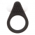 Чёрное эрекционное кольцо LIT-UP SILICONE STIMU RING 1 BLACK - Dream Toys - в Королеве купить с доставкой