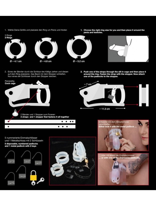 Набор для мужского пояса верности Cock Cage Set - Orion - купить с доставкой в Королеве