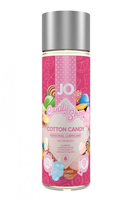 Смазка на водной основе Candy Shop Cotton Candy с ароматом сладкой ваты - 60 мл. - System JO - купить с доставкой в Королеве
