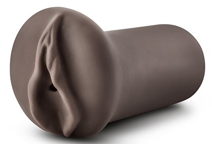 Коричневый мастубратор-вагина Nicole s Kitty - Blush Novelties - в Королеве купить с доставкой