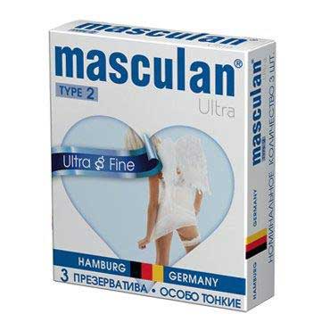 Ультратонкие презервативы Masculan Ultra Fine с обильной смазкой - 3 шт. - Masculan - купить с доставкой в Королеве