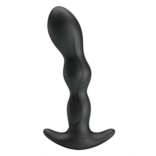 Черный анальный стимулятор простаты с вибрацией Special Anal Massager - 14,5 см. - Baile - в Королеве купить с доставкой