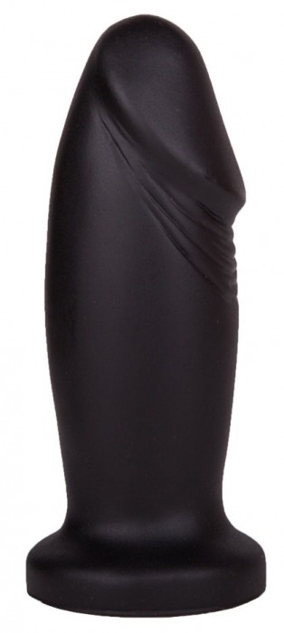 Чёрный анальный плаг фаллической формы - 13,7 см. - LOVETOY (А-Полимер)