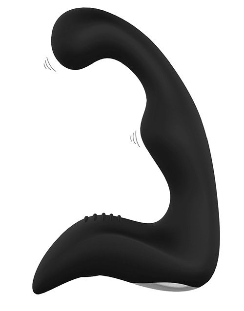 Чёрный перезаряжаемый массажёр простаты BOOTY PLEASER - Dream Toys - в Королеве купить с доставкой