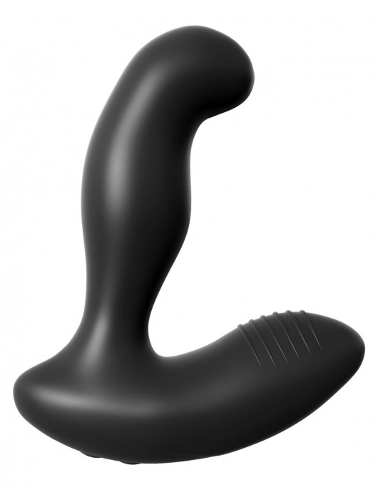 Черный массажер простаты Electro Stim Prostate Vibe с электростимуляцией - 13,3 см. - Pipedream - купить с доставкой в Королеве